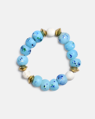 Sky Blue Sprinkled Bracelet