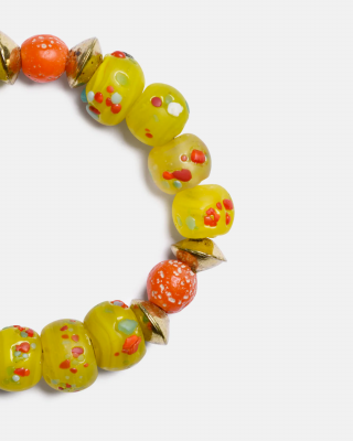 AjjourWorld Yellow Sprinkled Bracelet